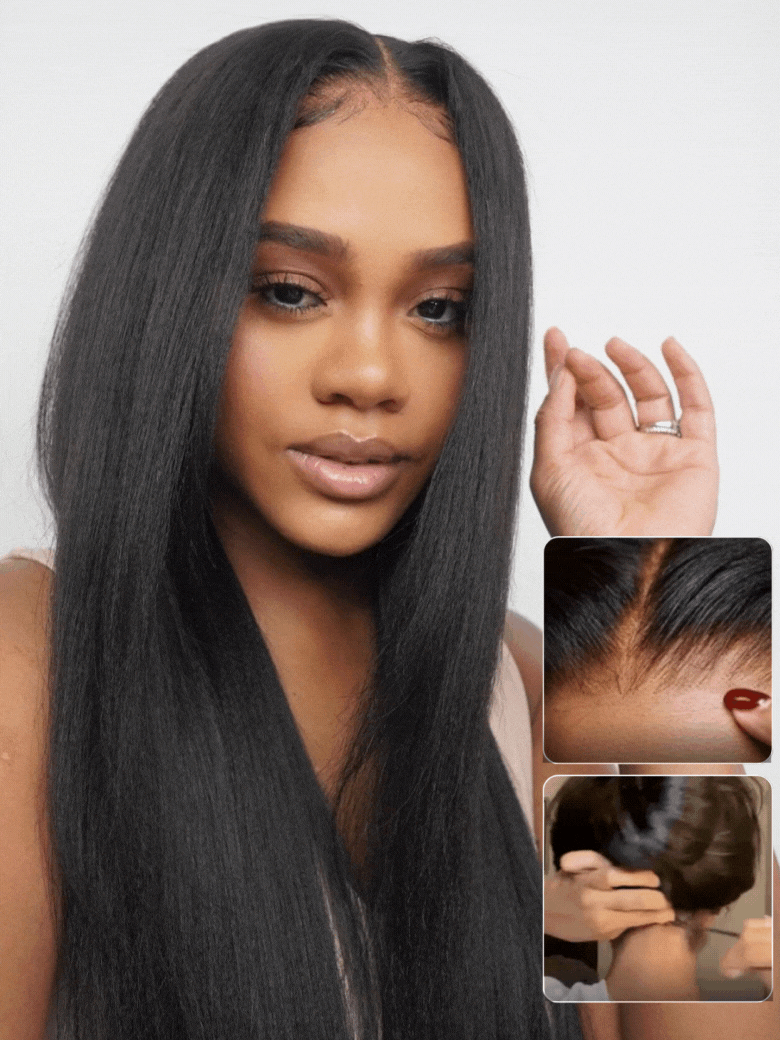 Nadula No Slip Yaki Straight Wig 7x5 and 13x4 Bye