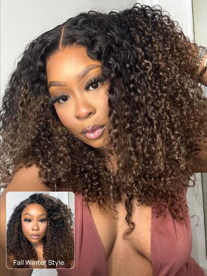 Nadula 7x5 Burmese Curly Glueless Wigs Elastic Drawstring Snug Fit