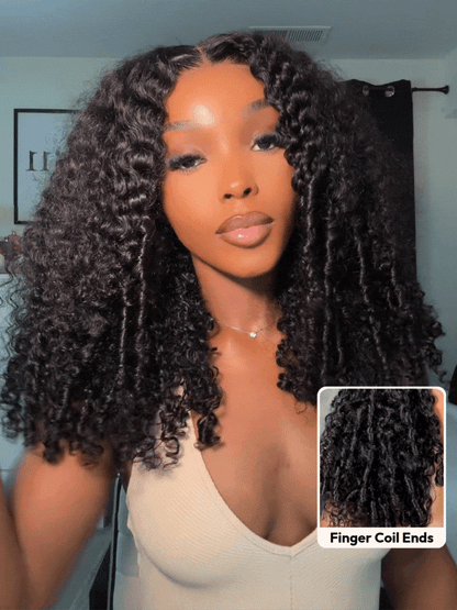 Nadula 7x5 Bye Bye Knots Kinky Curly Wig with Curly