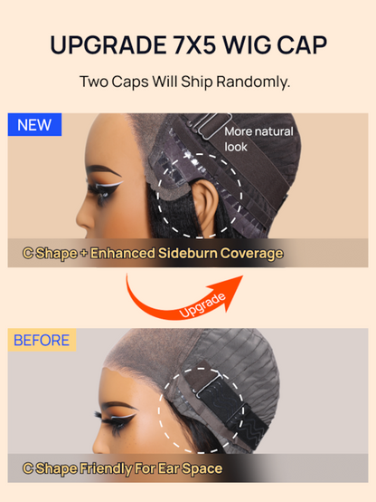 Nadula Put On And Go Wig 7X4.5 Pre-Cut Lace Reddish
