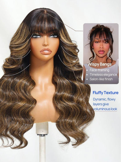 Nadula 7x5 And 13x4 Highlight Balayage Body Wave Lace Front