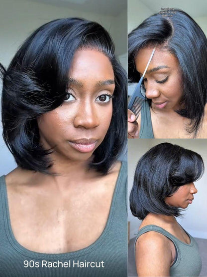Nadula 7x5 Byebye Knots 90s Rachel Haircut Blunt Layered Wig
