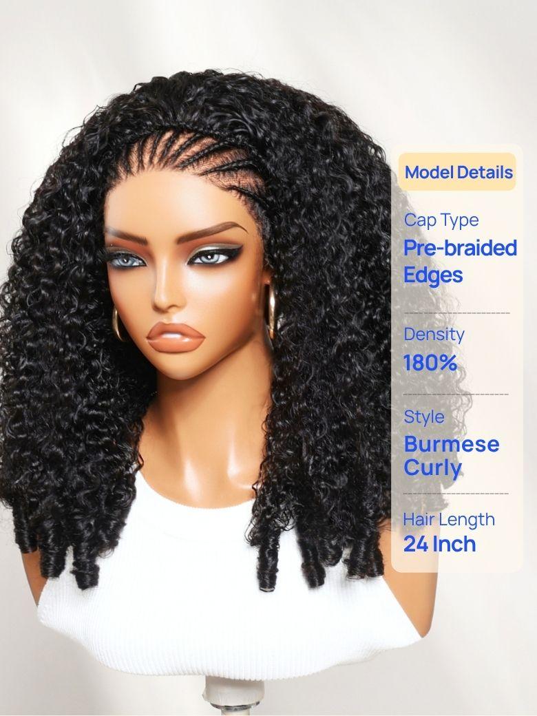 Nadula Water Wave 2-in-1 Swich Headband Wig 100% Human Hair