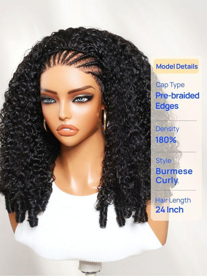Nadula Water Wave 2-in-1 Swich Headband Wig 100% Human Hair