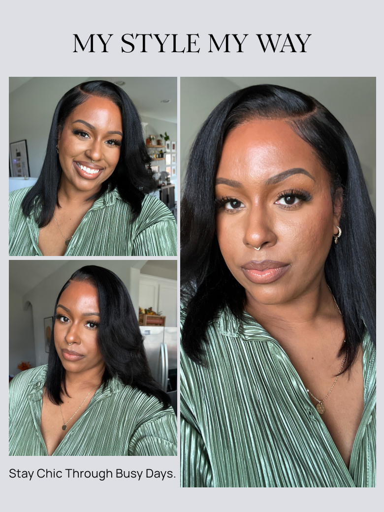 Nadula Pre everything Wig 2.0™ | 13x4 Light Yaki Bob