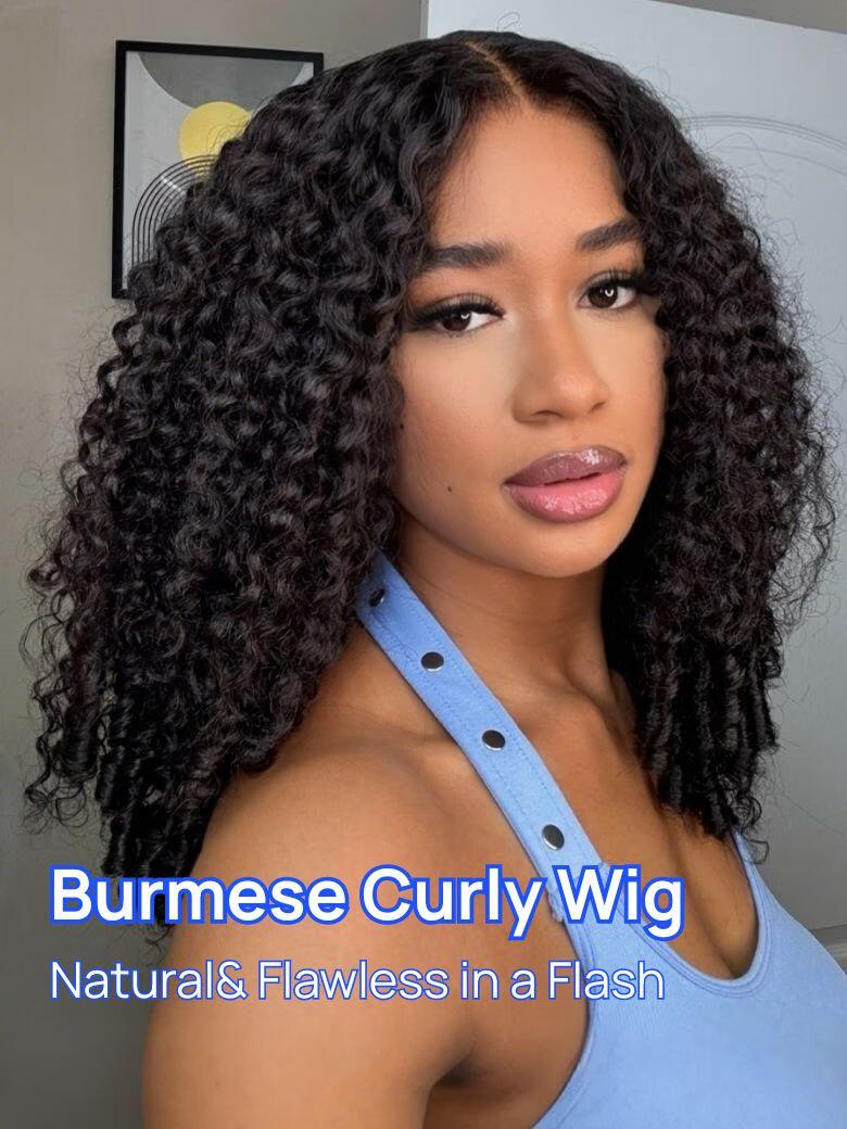 Nadula 7x5 Bye Bye Knots Spiral Curls Water Curly Wig