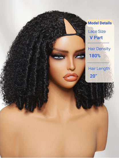 Nadula ScalpLook™ Glueless Afro Kinky Curly with Finger Coils V