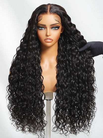Nadula 7x5 and 13x4 Water Wave Drawstring? Wig Put on