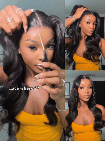 Nadula 13x4 Transparent HD Lace Frontal Wig 3D Body Wave