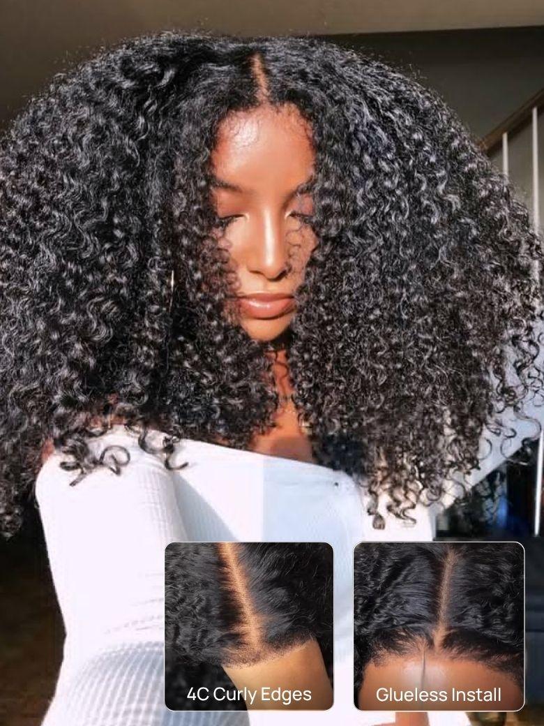 Nadula 7x5 Bye Bye Knots Kinky Curly Wig with Curly