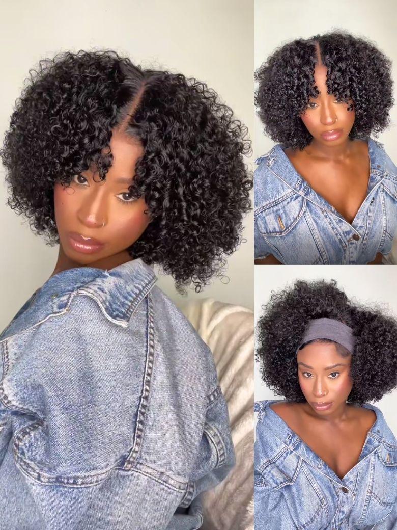 Nadula 7x5 Bye Bye Knots Kinky Curly Wig with Curly