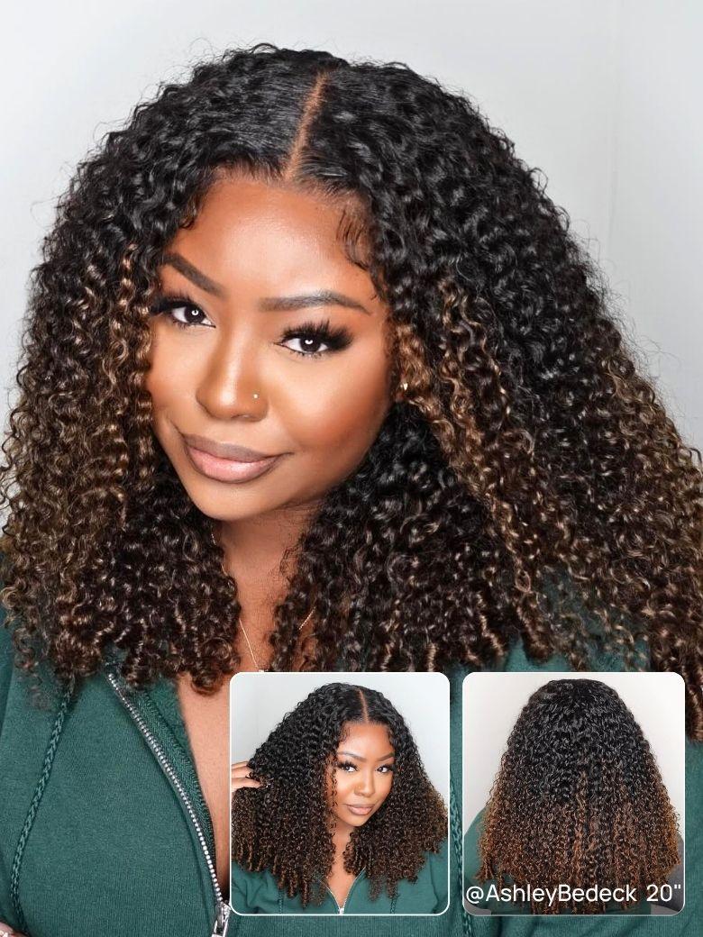 Nadula 7x5 Burmese Curly Glueless Wigs Elastic Drawstring Snug Fit