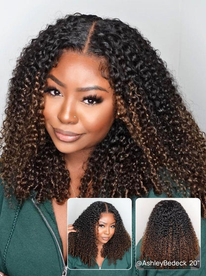 Nadula 7x5 Burmese Curly Glueless Wigs Elastic Drawstring Snug Fit