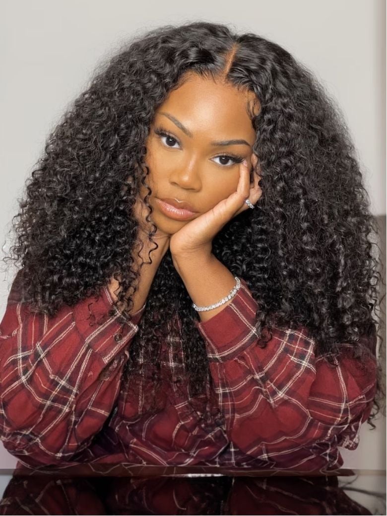 Nadula 7x5 Byebye Knots Jerry Curly Lace Wig With Kinky