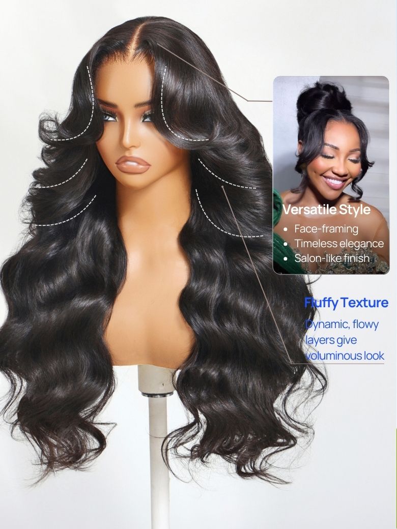 Nadula 13x4 HD Real Scalp? Lace Frontal Wig 3D Body