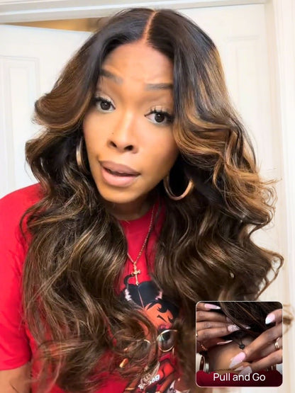Nadula 7x5 And 13x4 Highlight Balayage Body Wave Lace Front