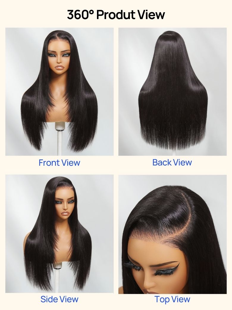 Nadula 13x4 HD Real Scalp? Layer Cut Straight Lace Frontal