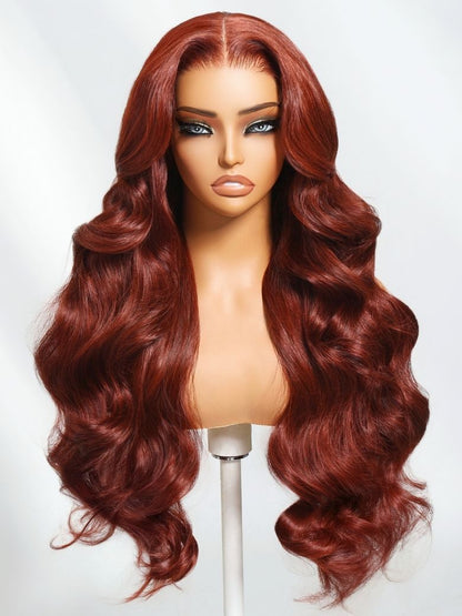 Nadula 7x5 And 13x4 Reddish Brown Body Wave Wig Pre