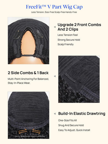 Kie Same | Nadula EasiContour ™ Glueless Kinky Curly V