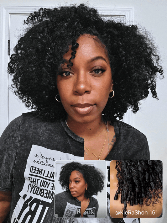 Nadula 7x5 Bye Bye Knots Kinky Curly Wig with Curly Edges Put On and Go Pre cut Lace Closure Human Hair Wigs